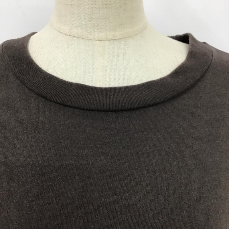アングリッド Ungrid ワンピース ロングスカート 111940323501 ルーズロゴカットワンピース FREE 無地 茶 / ブラウン /  レディース USED 古着 中古 10104384