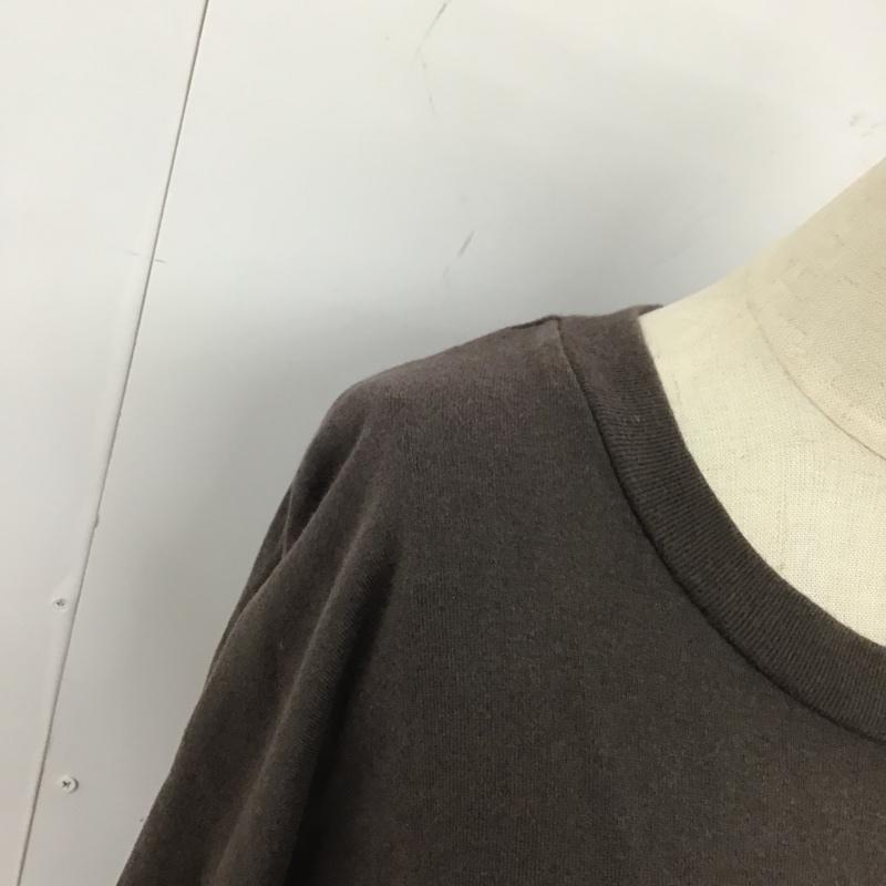 アングリッド Ungrid ワンピース ロングスカート 111940323501 ルーズロゴカットワンピース FREE 無地 茶 / ブラウン /  レディース USED 古着 中古 10104384