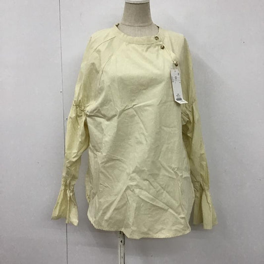 バブ Bab シャツ、ブラウス 長袖 タグ付 M 無地 アイボリー / アイボリー /  レディース USED 古着 中古 10104386