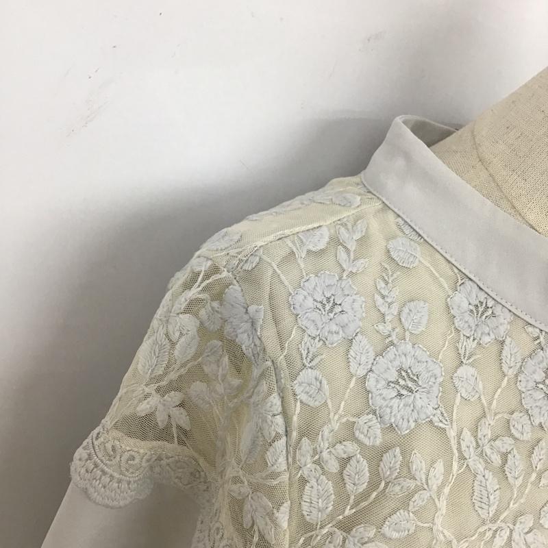 アルシーヴ archives ワンピース ひざ丈スカート M 無地 灰 / グレー /  レディース USED 古着 中古 10104403