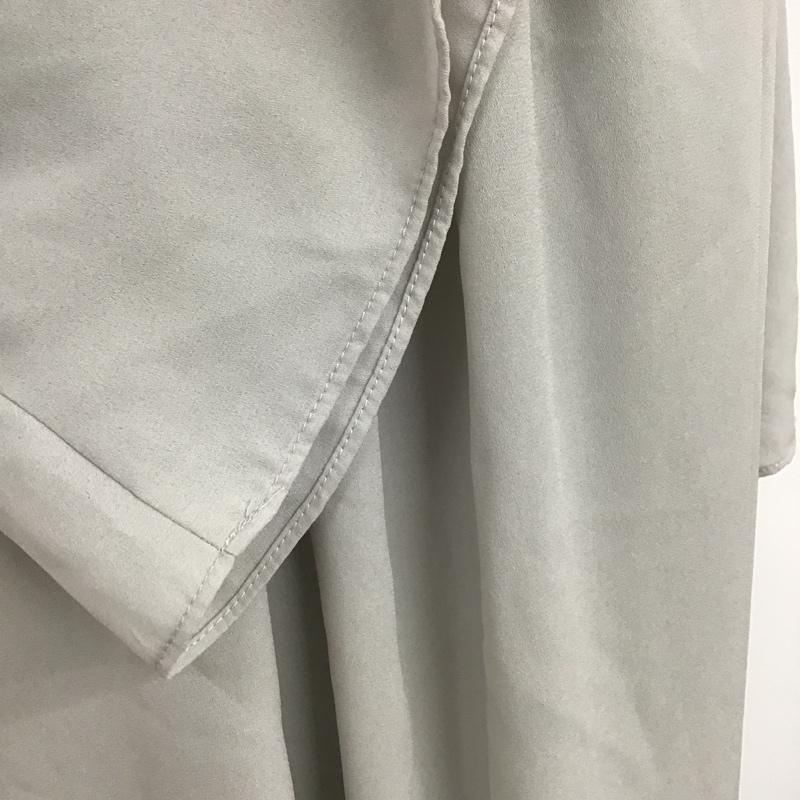 アルシーヴ archives ワンピース ひざ丈スカート M 無地 灰 / グレー /  レディース USED 古着 中古 10104403