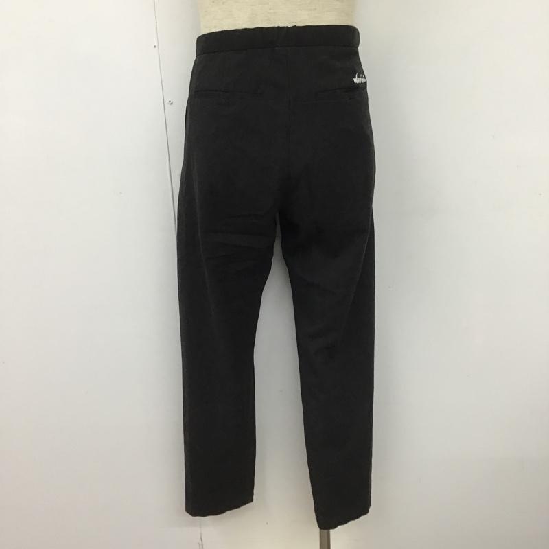 ワイルドシングス WILD THINGS ボトムス ボトムス カジュアルパンツ ストレッチパンツ ワイドパンツ M 無地 黒 / ブラック /  メンズ USED 古着 中古 10104410