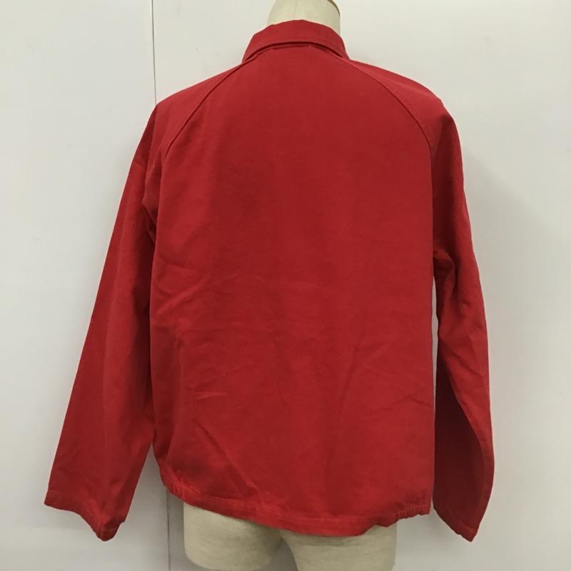 シュプリーム Supreme ジャケット、上着 ジャンパー、ブルゾン 18aw SnapFrontTwillJacket デニムジャケット アウター カジュアルジャケット M ロゴ、文字 赤 / レッド /  メンズ USED 古着 中古 10104411