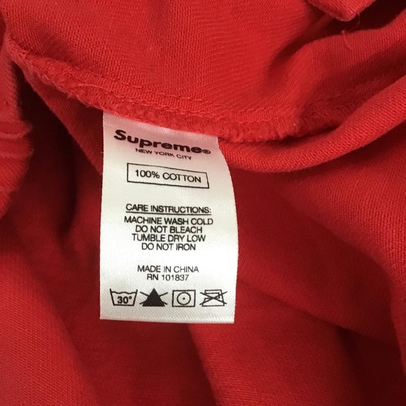 シュプリーム Supreme ジャケット、上着 ジャンパー、ブルゾン 18aw SnapFrontTwillJacket デニムジャケット アウター カジュアルジャケット M ロゴ、文字 赤 / レッド /  メンズ USED 古着 中古 10104411