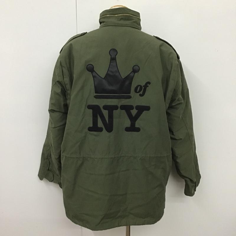 ジェイマネー J.money ジャケット、上着 ジャンパー、ブルゾン ジップアップジャケット アウター ミリタリージャケット M65 XL ロゴ、文字 カーキ / カーキ /  メンズ USED 古着 中古 10104431
