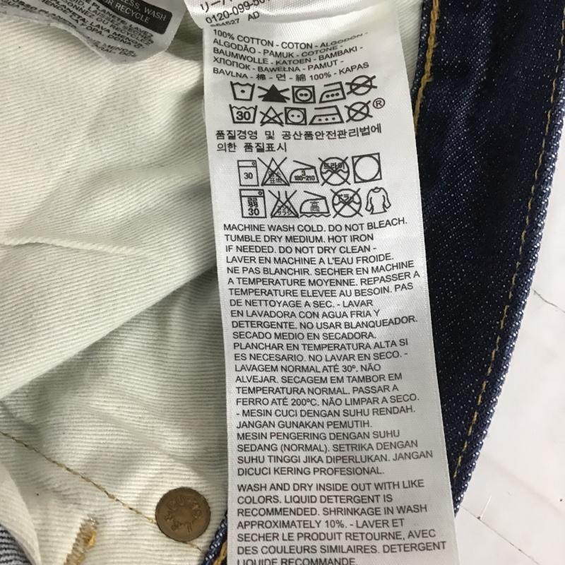 リーバイス Levi's パンツ デニム、ジーンズ デニムパンツ ストレートパンツ ワイドパンツ カジュアルパンツ 501XX 32インチ 無地 インディゴ / インディゴ /  メンズ USED 古着 中古 10104437