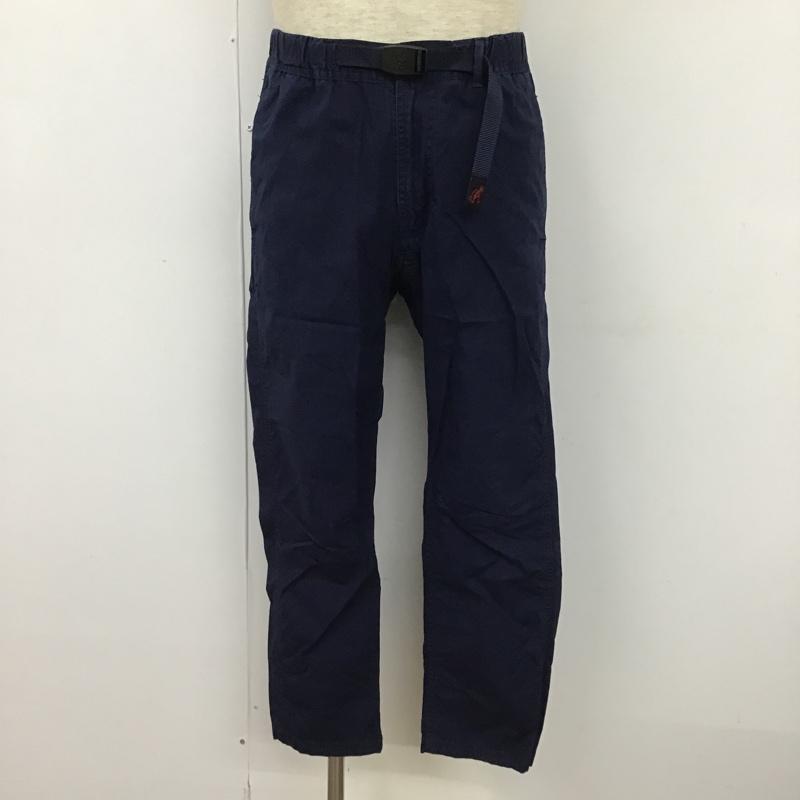 グラミチ GRAMICCI パンツ ワークパンツ、ペインターパンツ GMP-17S034 クロップドパンツ カジュアルパンツ スリムパンツ S 無地 紺 / ネイビー /  メンズ USED 古着 中古 10104438