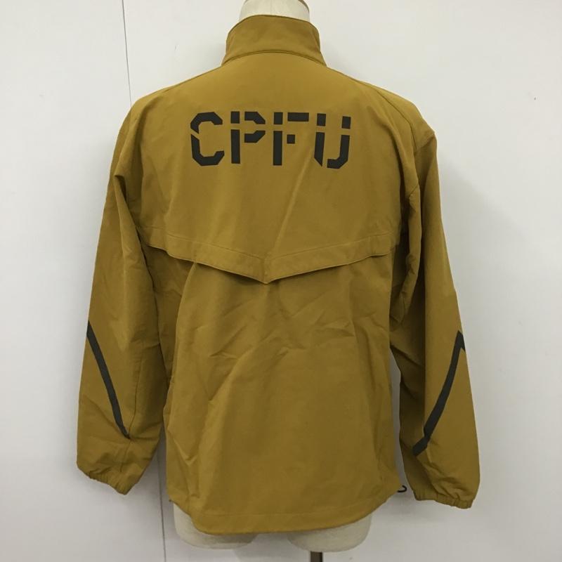 チャンピオン Champion ジャケット、上着 ジャケット、ブレザー C3-NSC12 クロスジャケット ZIPJACKET アウター L ロゴ、文字 マスタード / マスタード /  メンズ USED 古着 中古 10104439