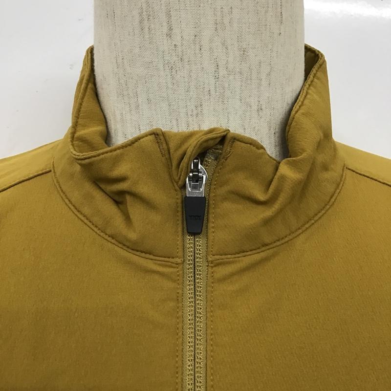 チャンピオン Champion ジャケット、上着 ジャケット、ブレザー C3-NSC12 クロスジャケット ZIPJACKET アウター L ロゴ、文字 マスタード / マスタード /  メンズ USED 古着 中古 10104439