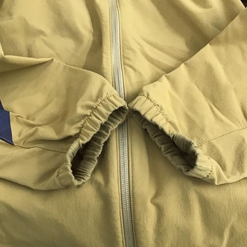 チャンピオン Champion ジャケット、上着 ジャケット、ブレザー C3-NSC12 クロスジャケット ZIPJACKET アウター L ロゴ、文字 マスタード / マスタード /  メンズ USED 古着 中古 10104439