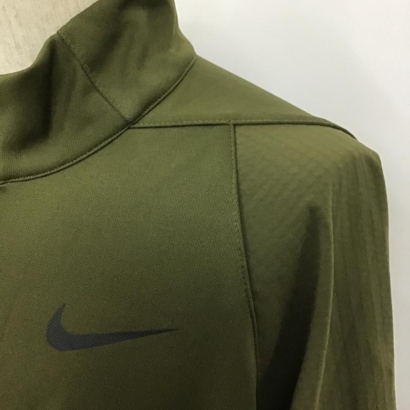ナイキ NIKE ジャケット、上着 ジャンパー、ブルゾン 928023-395 ウォームアップジャケット ジップアップジャケット アウター L ロゴ、文字 カーキ / カーキ /  メンズ USED 古着 中古 10104441