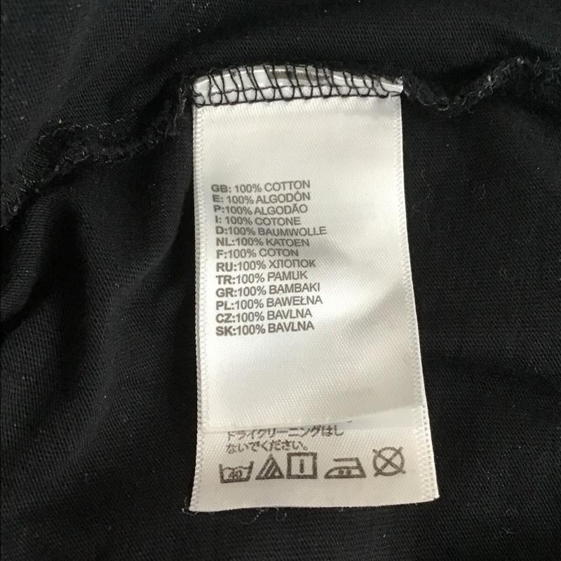 ザノースフェイス THE NORTH FACE Tシャツ 半袖 半袖カットソー プリントTシャツ クルーネックカットソー L ロゴ、文字 黒 / ブラック /  メンズ USED 古着 中古 10104442