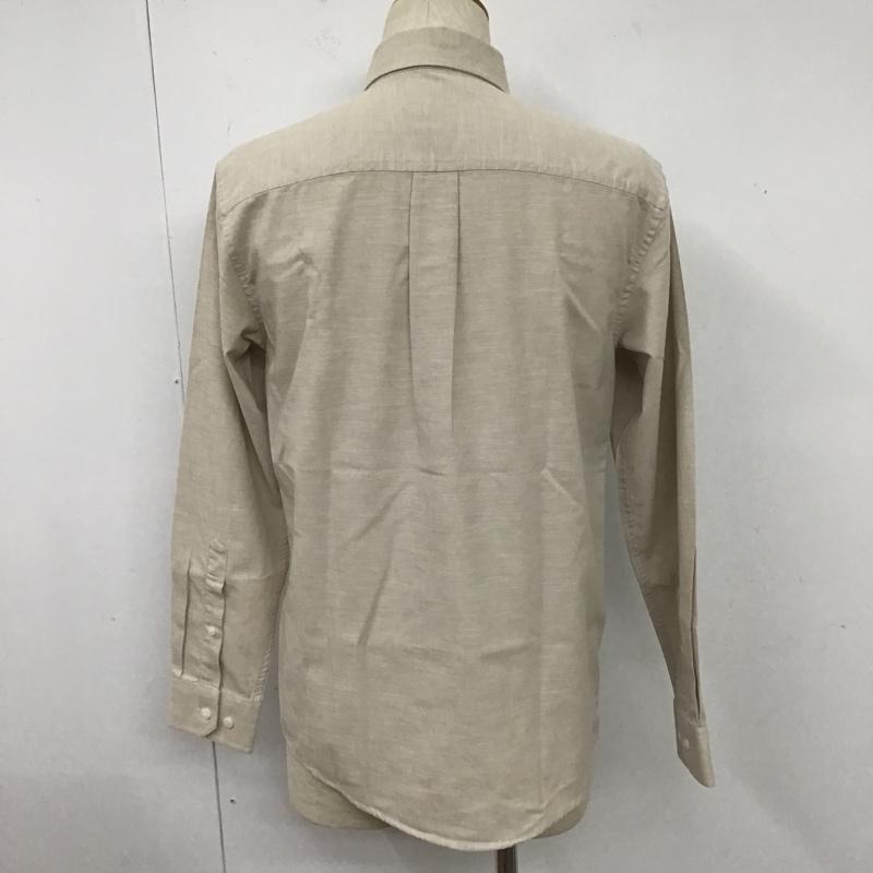 エルエルビーン L.L.Bean シャツ、ブラウス 長袖 長袖シャツ カジュアルシャツ カラーシャツ ボタンダウンジャケット M 無地 ベージュ / ベージュ /  メンズ USED 古着 中古 10104447