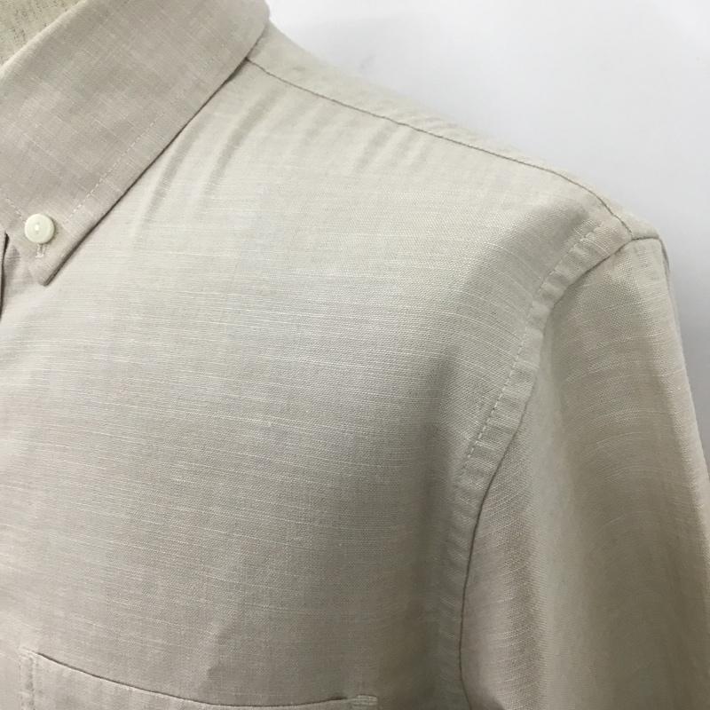 エルエルビーン L.L.Bean シャツ、ブラウス 長袖 長袖シャツ カジュアルシャツ カラーシャツ ボタンダウンジャケット M 無地 ベージュ / ベージュ /  メンズ USED 古着 中古 10104447