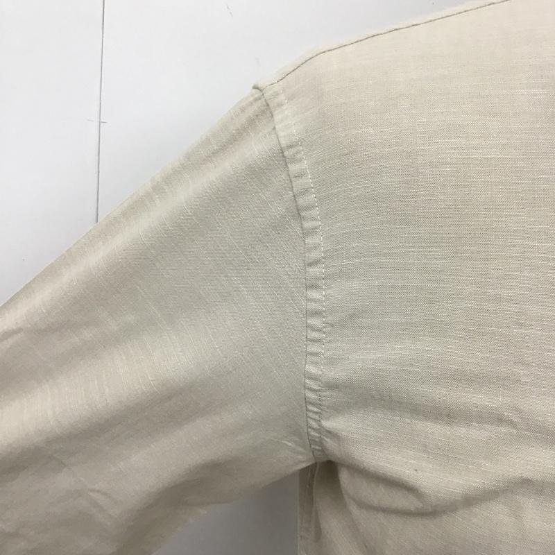 エルエルビーン L.L.Bean シャツ、ブラウス 長袖 長袖シャツ カジュアルシャツ カラーシャツ ボタンダウンジャケット M 無地 ベージュ / ベージュ /  メンズ USED 古着 中古 10104447