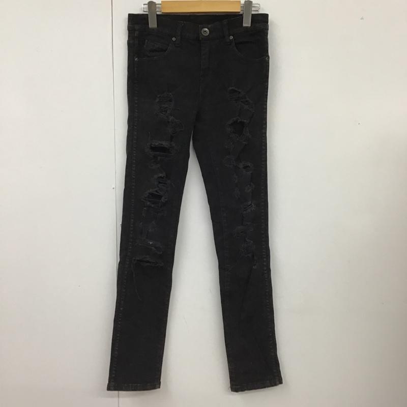 ドクターデニム Dr Denim パンツ デニム、ジーンズ デニムパンツ スリムパンツ ストレッチパンツ ジーンズ 29インチ 無地 黒 / ブラック /  メンズ USED 古着 中古 10104455