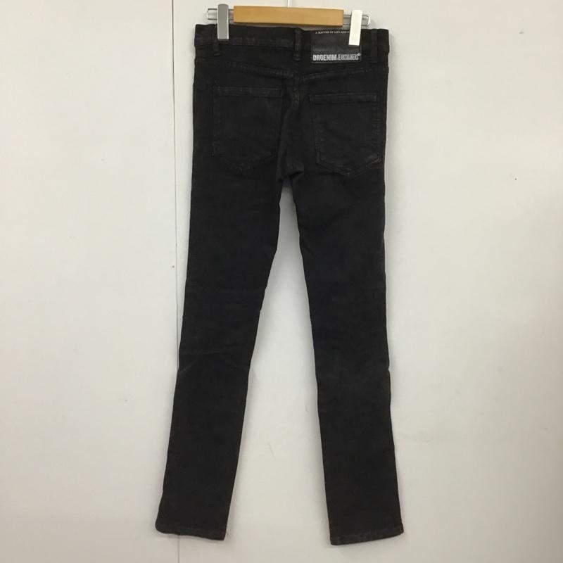 ドクターデニム Dr Denim パンツ デニム、ジーンズ デニムパンツ スリムパンツ ストレッチパンツ ジーンズ 29インチ 無地 黒 / ブラック /  メンズ USED 古着 中古 10104455