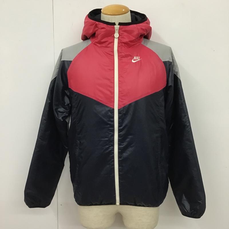 ナイキ NIKE ジャケット、上着 ジャンパー、ブルゾン ジップアップジャケット ジャンパー カジュアルジャケット ナイロンジャケット 00s M ロゴ、文字 白 / ホワイト / X 灰 / グレー / X 紺 / ネイビー / X 桃 / ピンク /  メンズ USED 古着 中古 10104460