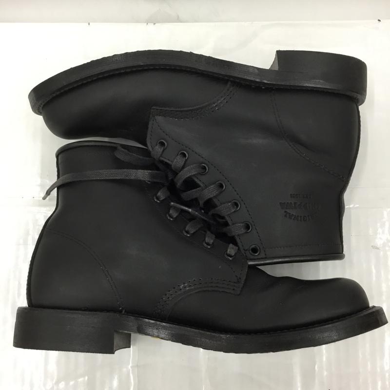 チペワ Chippewa ブーツ ショートブーツ 1901M82 6inch UTILITY BOOTS ワークブーツ 9.5D US：9.5 ロゴ、文字 黒 / ブラック /  メンズ USED 古着 中古 10104462