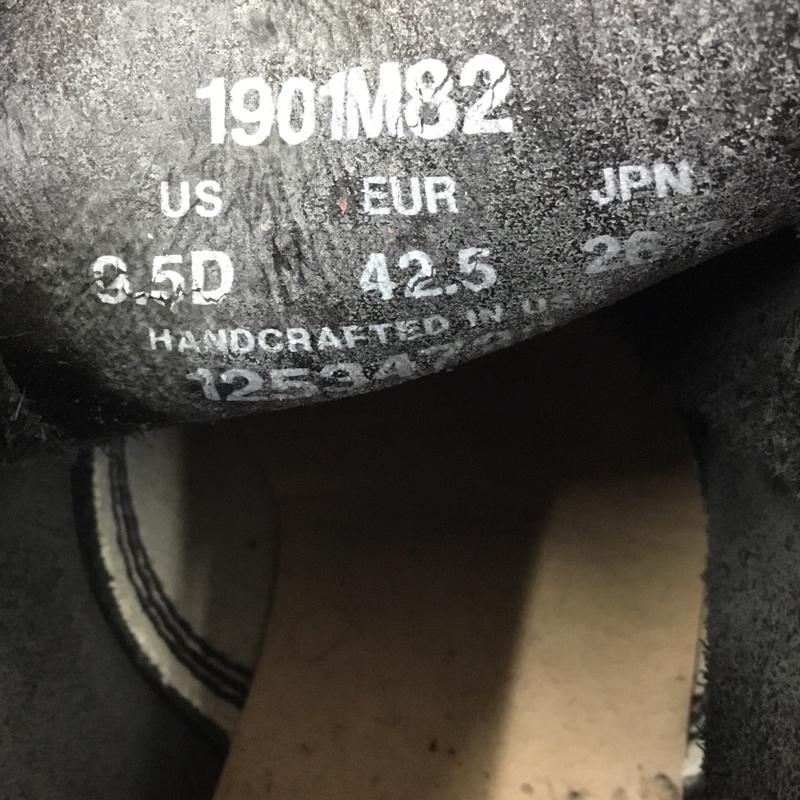チペワ Chippewa ブーツ ショートブーツ 1901M82 6inch UTILITY BOOTS ワークブーツ 9.5D US：9.5 ロゴ、文字 黒 / ブラック /  メンズ USED 古着 中古 10104462