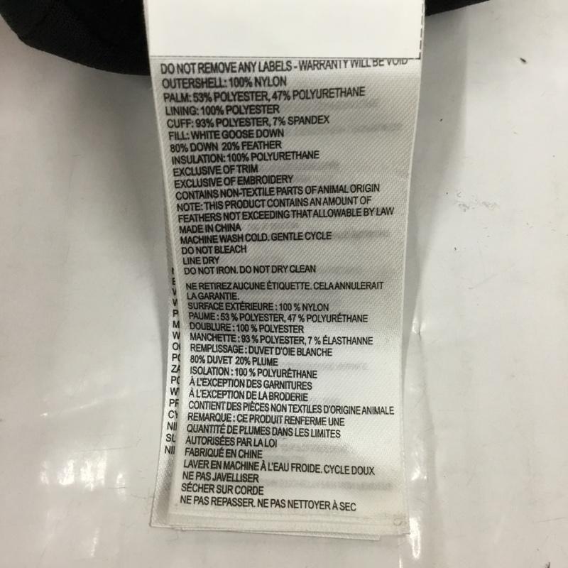 カナダグース CANADA GOOSE ファッション小物 手袋 5171L LIGHTWEIGHT MITT キルティング ロゴ、文字 黒 / ブラック /  レディース USED 古着 中古 10104465