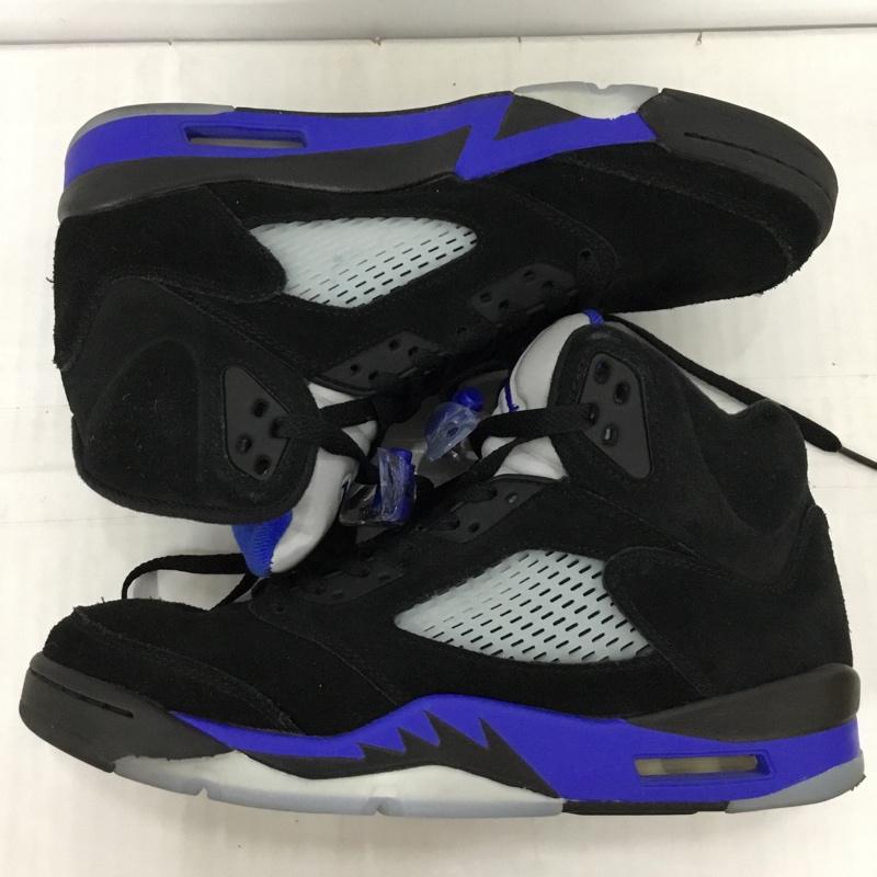 ナイキ NIKE スニーカー スニーカー CT4838 004 AIR JORDAN 5 RETRO 26.5cm 箱有 26.5cm ワンポイント 黒 / ブラック / X 青 / ブルー / X 銀 / シルバー /  メンズ USED 古着 中古 10104468