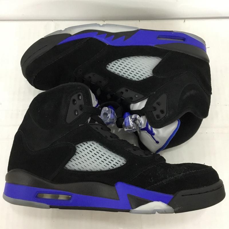 ナイキ NIKE スニーカー スニーカー CT4838 004 AIR JORDAN 5 RETRO 26.5cm 箱有 26.5cm ワンポイント 黒 / ブラック / X 青 / ブルー / X 銀 / シルバー /  メンズ USED 古着 中古 10104468