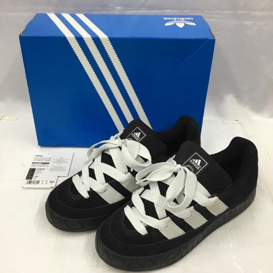 アディダス adidas スニーカー スニーカー HQ6900 ADIMATIC 28cm 箱有 28.0cm ロゴ、文字 黒 / ブラック / X 白 / ホワイト /  メンズ USED 古着 中古 10104470