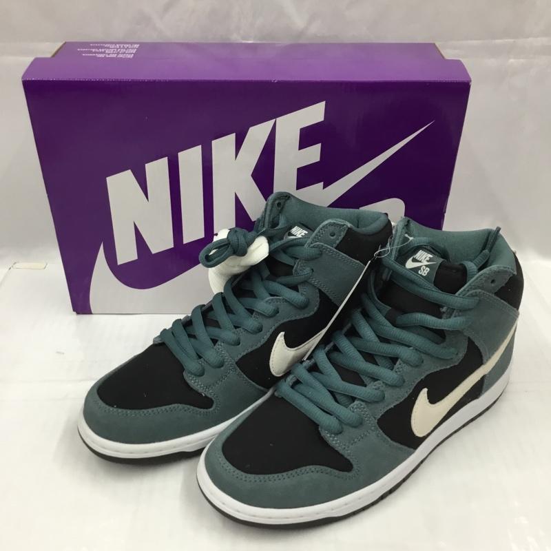 ナイキ NIKE スニーカー スニーカー DQ3757-300 SB DUNK HIGH PRO 26.5cm 箱有 26.5cm ロゴ、文字 黒 / ブラック / X 緑 / グリーン /  メンズ USED 古着 中古 10104471