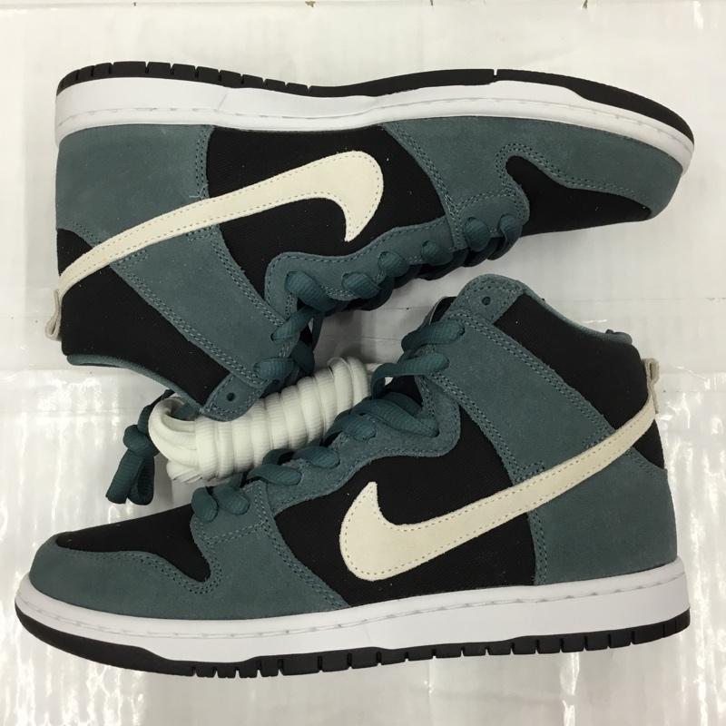 ナイキ NIKE スニーカー スニーカー DQ3757-300 SB DUNK HIGH PRO 26.5cm 箱有 26.5cm ロゴ、文字 黒 / ブラック / X 緑 / グリーン /  メンズ USED 古着 中古 10104471
