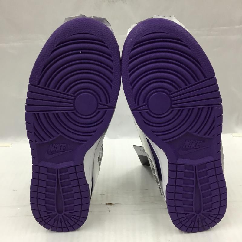 ナイキ NIKE スニーカー スニーカー DJ4636 100 WMNS DUNK LOW SE 27cm 箱有 27.0cm ロゴ、文字 白 / ホワイト / X 紫 / パープル /  メンズ USED 古着 中古 10104472