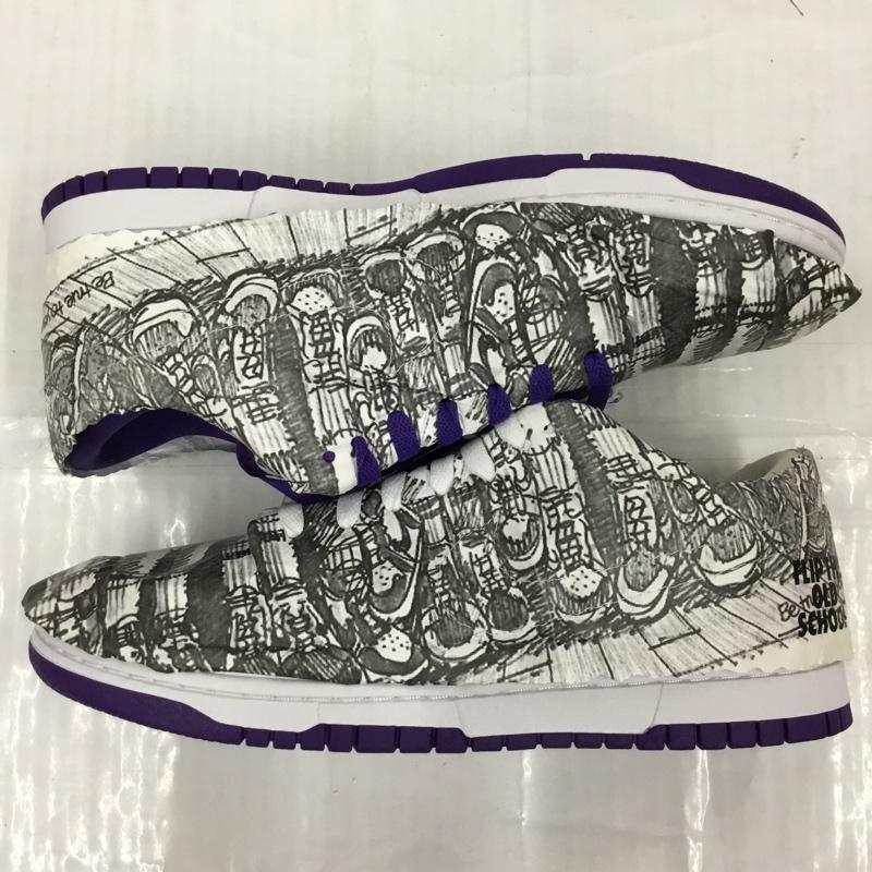ナイキ NIKE スニーカー スニーカー DJ4636 100 WMNS DUNK LOW SE 27cm 箱有 27.0cm ロゴ、文字 白 / ホワイト / X 紫 / パープル /  メンズ USED 古着 中古 10104472