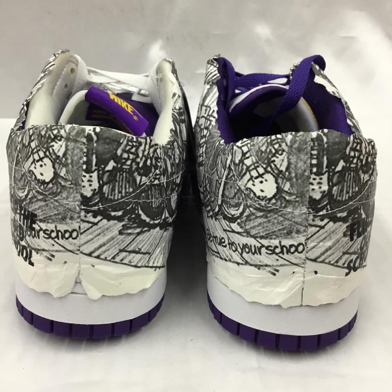 ナイキ NIKE スニーカー スニーカー DJ4636 100 WMNS DUNK LOW SE 27cm 箱有 27.0cm ロゴ、文字 白 / ホワイト / X 紫 / パープル /  メンズ USED 古着 中古 10104472