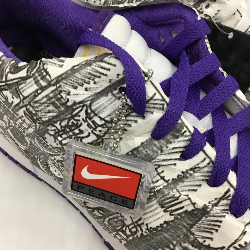 ナイキ NIKE スニーカー スニーカー DJ4636 100 WMNS DUNK LOW SE 27cm 箱有 27.0cm ロゴ、文字 白 / ホワイト / X 紫 / パープル /  メンズ USED 古着 中古 10104472