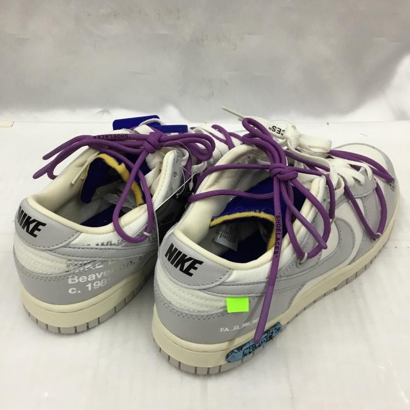 ナイキ NIKE スニーカー スニーカー DM1602-107 DUNK LOW OFF-WHITE 26.5cm 箱有 26.5cm ロゴ、文字 白 / ホワイト / X 灰 / グレー /  メンズ USED 古着 中古 10104476