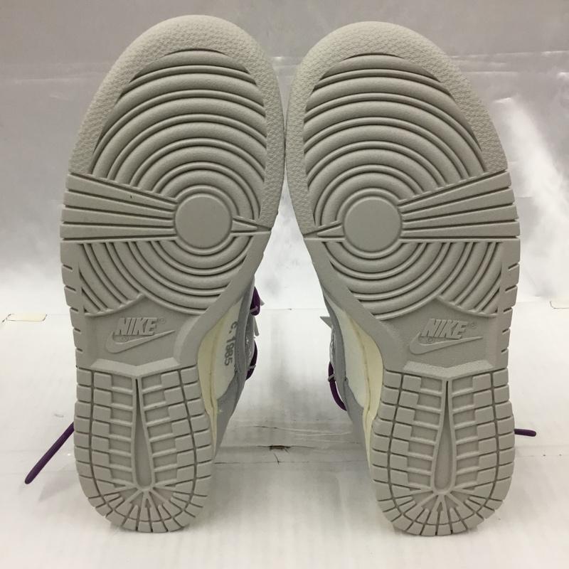 ナイキ NIKE スニーカー スニーカー DM1602-107 DUNK LOW OFF-WHITE 26.5cm 箱有 26.5cm ロゴ、文字 白 / ホワイト / X 灰 / グレー /  メンズ USED 古着 中古 10104476