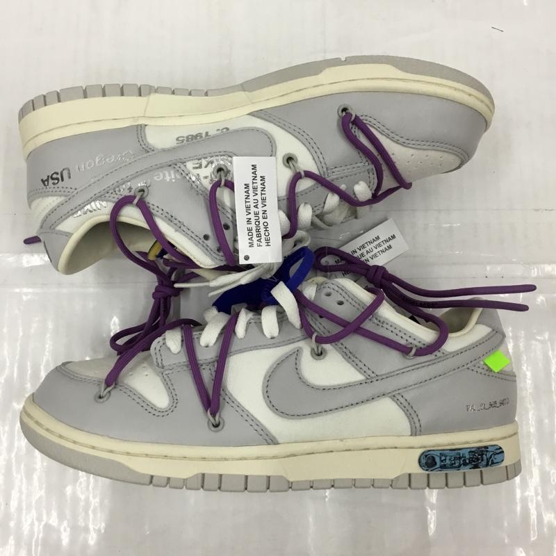ナイキ NIKE スニーカー スニーカー DM1602-107 DUNK LOW OFF-WHITE 26.5cm 箱有 26.5cm ロゴ、文字 白 / ホワイト / X 灰 / グレー /  メンズ USED 古着 中古 10104476