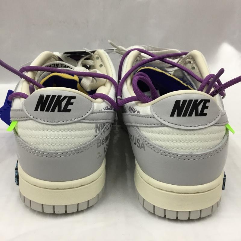 ナイキ NIKE スニーカー スニーカー DM1602-107 DUNK LOW OFF-WHITE 26.5cm 箱有 26.5cm ロゴ、文字 白 / ホワイト / X 灰 / グレー /  メンズ USED 古着 中古 10104476