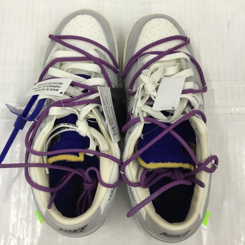 ナイキ NIKE スニーカー スニーカー DM1602-107 DUNK LOW OFF-WHITE 26.5cm 箱有 26.5cm ロゴ、文字 白 / ホワイト / X 灰 / グレー /  メンズ USED 古着 中古 10104476