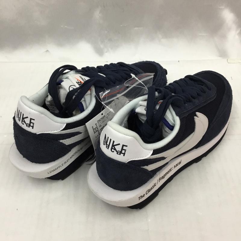 ナイキ NIKE スニーカー スニーカー DH2684 400 LD WAFFLE/SF SACAI FRAGMENT 26.5cm 箱有 26.5cm ロゴ、文字 紺 / ネイビー / X 白 / ホワイト /  メンズ USED 古着 中古 10104482
