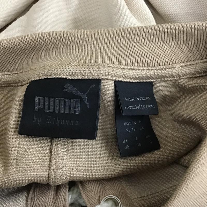 プーマ PUMA ワンピース ミニスカート rihanna Fenty 34 無地 ベージュ / ベージュ /  レディース USED 古着 中古 10104487