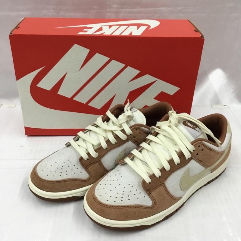 ナイキ NIKE スニーカー スニーカー DD1390 100 DUNK LOW RETRO PREMIUM Medium Curry 26.5cm 箱有 26.5cm ロゴ、文字 ベージュ / ベージュ / X 茶 / ブラウン / X 灰 / グレー /  メンズ USED 古着 中古 10104500
