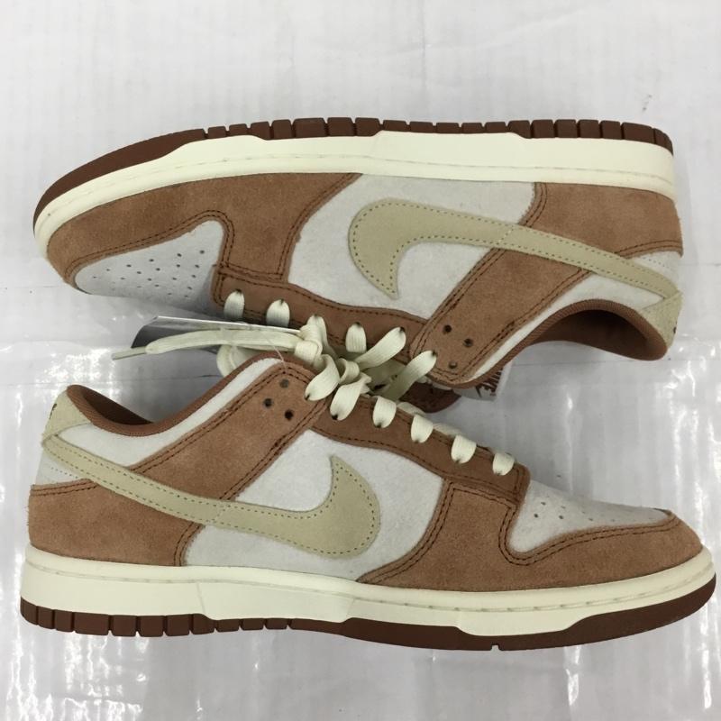 ナイキ NIKE スニーカー スニーカー DD1390 100 DUNK LOW RETRO PREMIUM Medium Curry 26.5cm 箱有 26.5cm ロゴ、文字 ベージュ / ベージュ / X 茶 / ブラウン / X 灰 / グレー /  メンズ USED 古着 中古 10104500