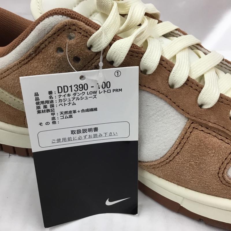 ナイキ NIKE スニーカー スニーカー DD1390 100 DUNK LOW RETRO PREMIUM Medium Curry 26.5cm 箱有 26.5cm ロゴ、文字 ベージュ / ベージュ / X 茶 / ブラウン / X 灰 / グレー /  メンズ USED 古着 中古 10104500