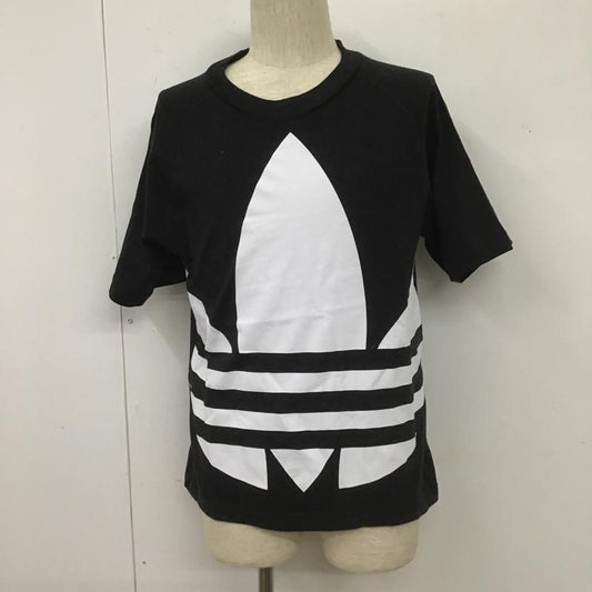 アディダス adidas Tシャツ 半袖 FM9904 BIG TREFOIL BOXY TEE XS プリント 黒 / ブラック /  メンズ USED 古着 中古 10104501