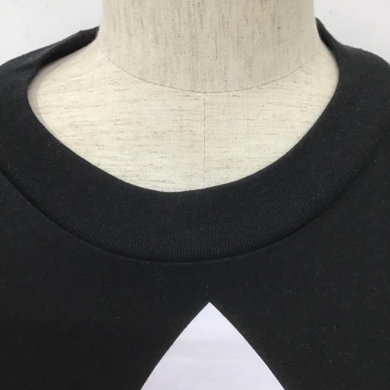 アディダス adidas Tシャツ 半袖 FM9904 BIG TREFOIL BOXY TEE XS プリント 黒 / ブラック /  メンズ USED 古着 中古 10104501