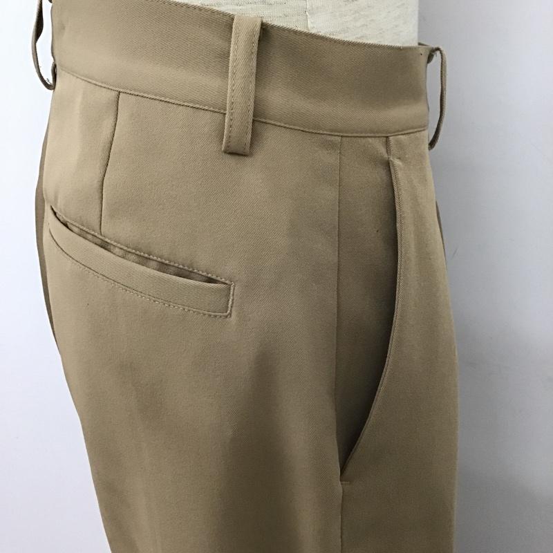 ハレ HARE パンツ スラックス S 無地 ベージュ / ベージュ /  メンズ USED 古着 中古 10104504