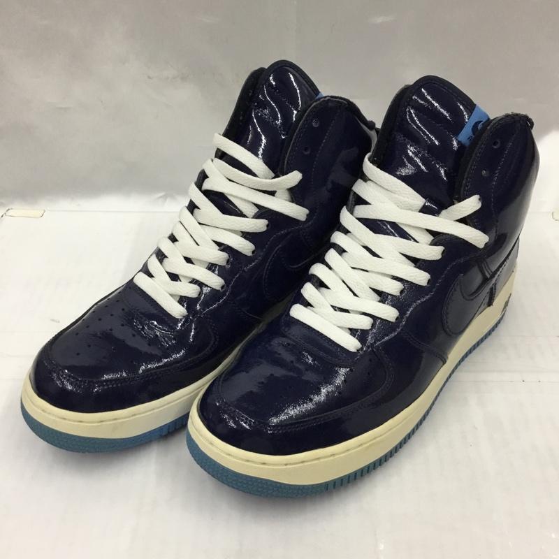 ナイキ NIKE スニーカー スニーカー 307722-441 SHEED AIR FORCE 1 28cm 28.0cm ロゴ、文字 紺 / ネイビー / X オフホワイト / オフホワイト / X 水色 / ライトブルー /  メンズ USED 古着 中古 10104509