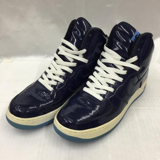 ナイキ NIKE スニーカー スニーカー 307722-441 SHEED AIR FORCE 1 28cm 28.0cm ロゴ、文字 紺 / ネイビー / X オフホワイト / オフホワイト / X 水色 / ライトブルー /  メンズ USED 古着 中古 10104509
