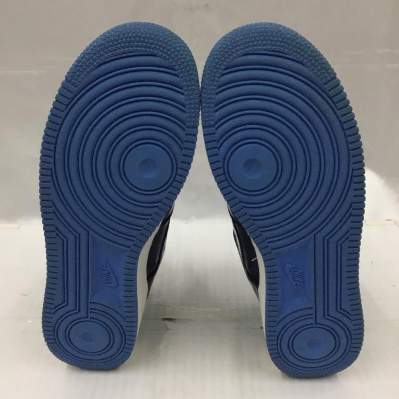 ナイキ NIKE スニーカー スニーカー 307722-441 SHEED AIR FORCE 1 28cm 28.0cm ロゴ、文字 紺 / ネイビー / X オフホワイト / オフホワイト / X 水色 / ライトブルー /  メンズ USED 古着 中古 10104509
